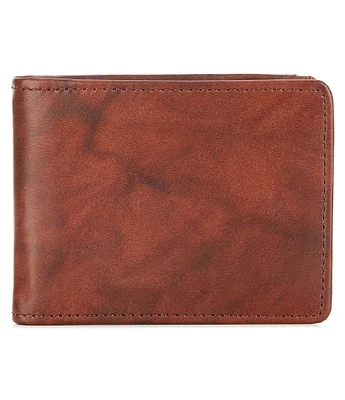 Roundtree & Yorke Front Pocket Flip Clip Leather Wallet