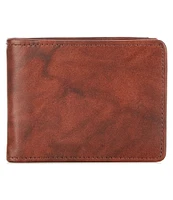 Roundtree & Yorke Front Pocket Flip Clip Leather Wallet