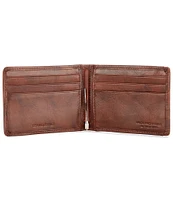 Roundtree & Yorke Front Pocket Flip Clip Leather Wallet