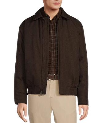 Roundtree & Yorke Gentlemen Bomber Tweed Look Jacket