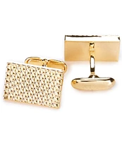 Roundtree & Yorke Golden Honeycomb Cuff Links