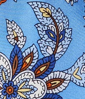 Roundtree & Yorke Grand Paisley Print 2 3/4#double; Silk Tie