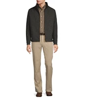 Roundtree & Yorke Herringbone Wool Hipster Jacket