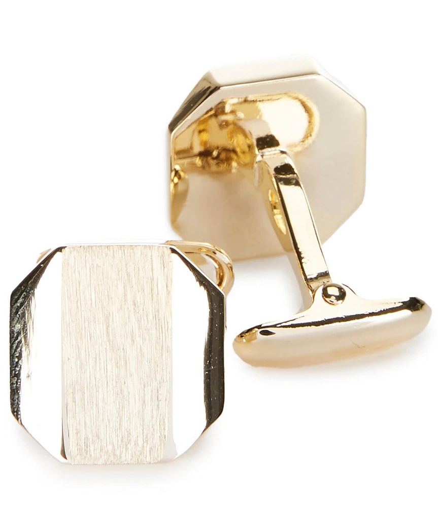 Roundtree & Yorke Hunchback Gold Cuff Links