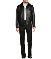 Roundtree & Yorke Lamb Hipster Leather Jacket