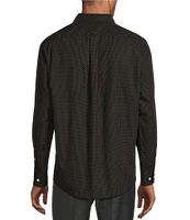 Gold Label Roundtree & Yorke Long Sleeve Geometric Print Sport Shirt