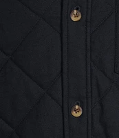 Roundtree & Yorke Long Sleeve Quilted Solid Shirt Jacket