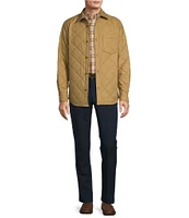 Roundtree & Yorke Long Sleeve Quilted Solid Shirt Jacket