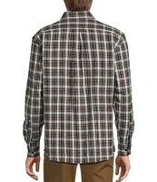 Roundtree & Yorke Long Sleeve Small Plaid Portuguese Flannel Sport Shirt