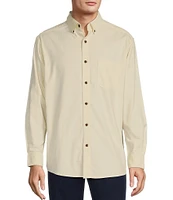 Roundtree & Yorke Long Sleeve Solid Classic Corduroy Sport Shirt