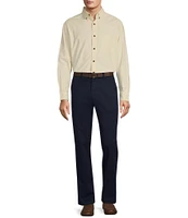 Roundtree & Yorke Long Sleeve Solid Classic Corduroy Sport Shirt