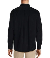 Roundtree & Yorke Long Sleeve Solid Classic Corduroy Sport Shirt