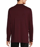 Roundtree & Yorke Long Sleeve Solid Mock Neck Pullover