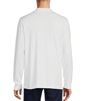 Roundtree & Yorke Long Sleeve Solid Mock Neck Pullover