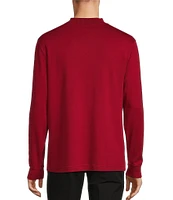 Roundtree & Yorke Long Sleeve Solid Mock Neck Pullover