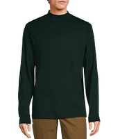 Roundtree & Yorke Long Sleeve Solid Mock Neck Pullover