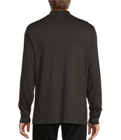 Roundtree & Yorke Long Sleeve Solid Mock Neck Pullover