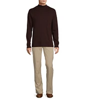 Roundtree & Yorke Long Sleeve Solid Mock Neck Pullover