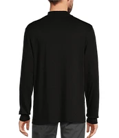 Roundtree & Yorke Long Sleeve Solid Mock Neck Pullover