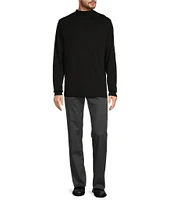 Roundtree & Yorke Long Sleeve Solid Mock Neck Pullover