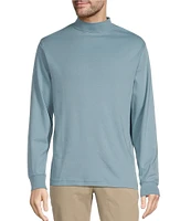 Roundtree & Yorke Long Sleeve Solid Mock Neck Pullover