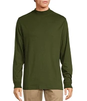 Roundtree & Yorke Long Sleeve Solid Mock Neck Pullover