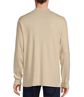 Roundtree & Yorke Long Sleeve Solid Mock Neck Pullover