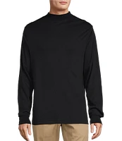 Roundtree & Yorke Long Sleeve Solid Mock Neck Pullover