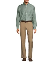 Roundtree & Yorke Long Sleeve Solid Oxford Sport Shirt