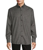 Roundtree & Yorke Long Sleeve Solid Portuguese Flannel Sport Shirt