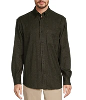 Roundtree & Yorke Long Sleeve Solid Portuguese Flannel Sport Shirt