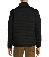 Roundtree & Yorke Long Sleeve Solid Quilted Full Zip Jacket