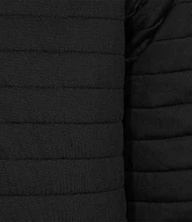 Roundtree & Yorke Long Sleeve Solid Quilted Full Zip Jacket