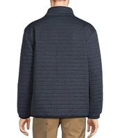 Roundtree & Yorke Long Sleeve Solid Quilted Full Zip Jacket