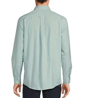 Roundtree & Yorke Long Sleeve Solid Slub Sport Shirt