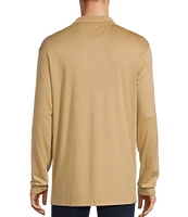 Roundtree & Yorke Long Sleeve Solid Supima Polo Shirt