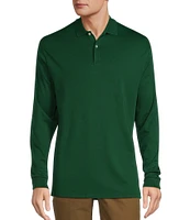 Roundtree & Yorke Long Sleeve Solid Supima Polo Shirt