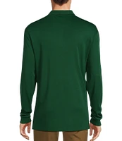 Roundtree & Yorke Long Sleeve Solid Supima Polo Shirt