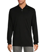 Roundtree & Yorke Long Sleeve Solid Supima Polo Shirt