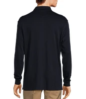 Roundtree & Yorke Long Sleeve Solid Supima Polo Shirt