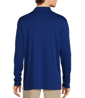 Roundtree & Yorke Long Sleeve Solid Supima Polo Shirt