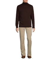 Roundtree & Yorke Long Sleeve Solid Turtle Neck Pullover