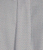 Roundtree & Yorke Long Sleeve Triangle Print Oxford Sport Shirt