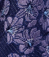 Roundtree & Yorke Margy Floral 2 3/4#double; Silk Tie