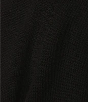 Roundtree & Yorke Mock Neck Long Sleeve Solid Quarter-Zip Sweater Pullover