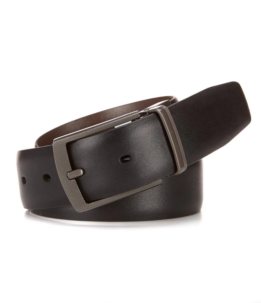 Roundtree & Yorke Reversible Montana Leather Belt