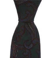 Roundtree & Yorke Paisley Print 2 3/4#double; Cotton Tie