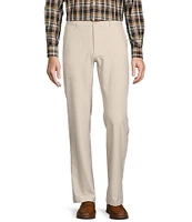 Roundtree & Yorke Performance Andrew Straight Fit Flat Front Heathered Pants