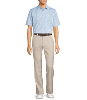 Roundtree & Yorke Performance Andrew Straight Fit Flat Front Pant
