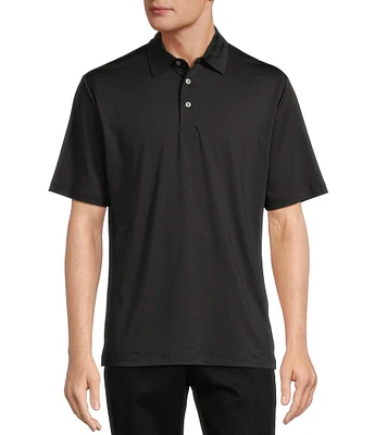 Roundtree & Yorke Performance Big & Tall The Fairway Short Sleeve Solid Polo Shirt